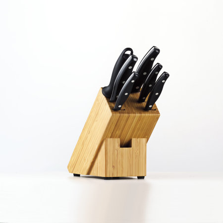 Knife block,with clipping path