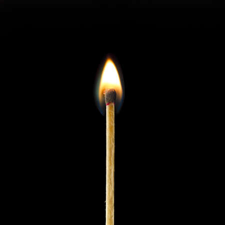 Burning Matchの写真素材