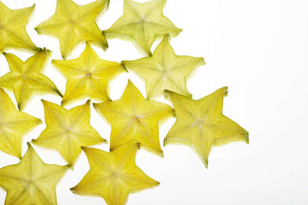 Carambola slicesの写真素材