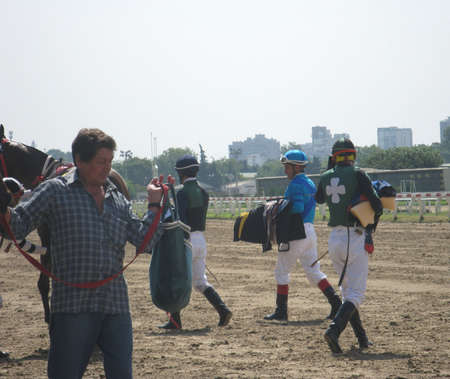 After horse race のeditorial素材