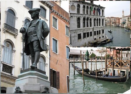 Rialto bridge surroundingsの写真素材