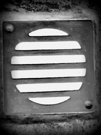 Drain grating  IH の写真素材