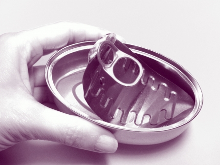 Oval canの写真素材