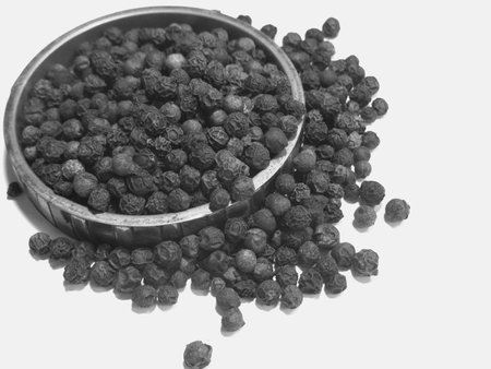 Black pepper grains