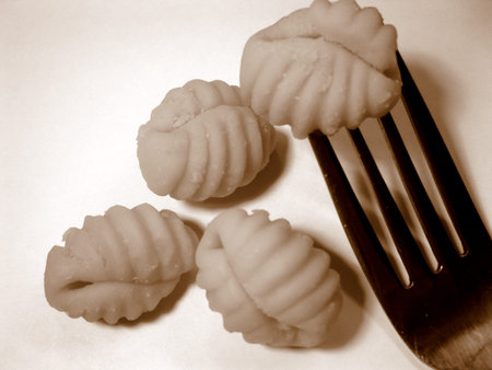 Gnocchi pastaの写真素材