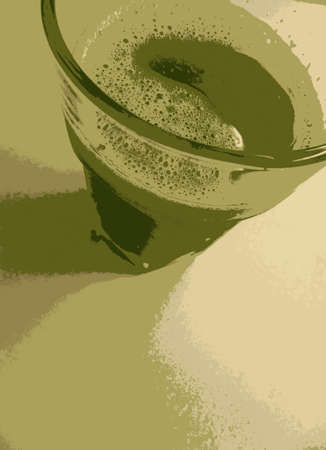 green detox celery juice closeup photoの写真素材