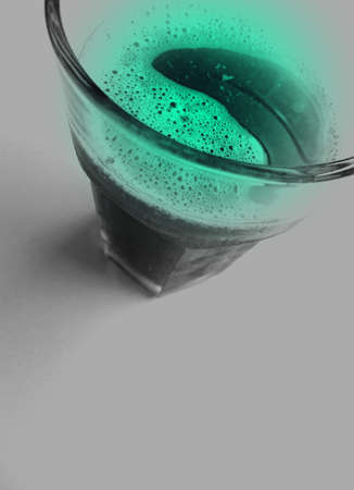 green detox celery juice closeup photoの写真素材