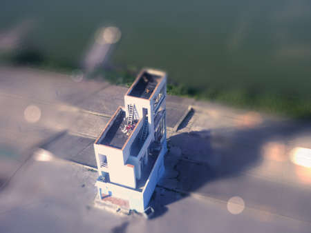 city shooting bird's-eye viewのeditorial素材