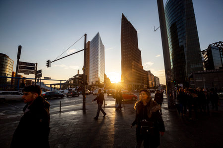 Potsdamer Platz intersection view