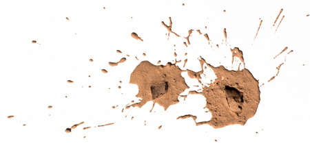 Texture clay moving in white の写真素材