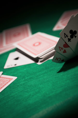 Truco, game cards typical of Brazilの写真素材