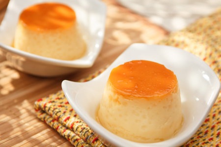 Pudding, delicious dessert