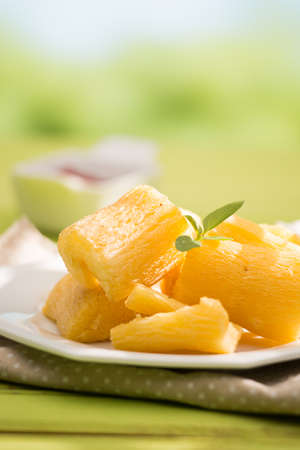Polenta friesの写真素材