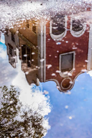 reflectionの写真素材