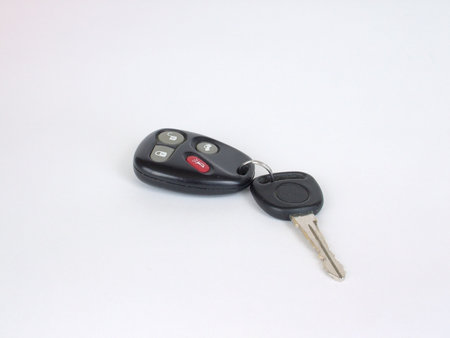 Isolated Car Keysの写真素材