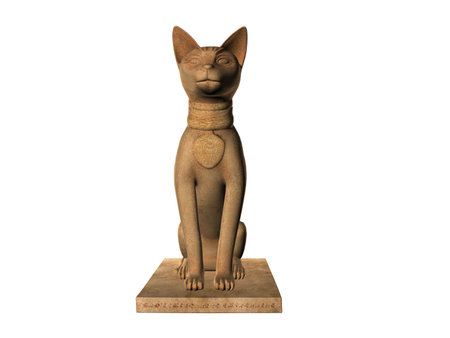 Statue of Bastの写真素材