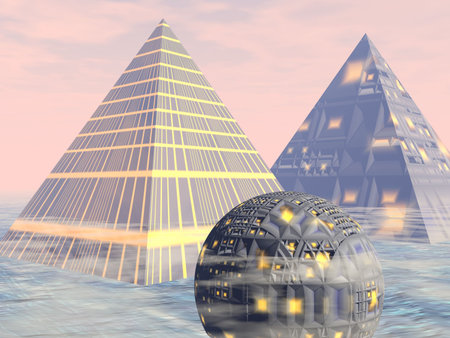 Futuristic cityの写真素材