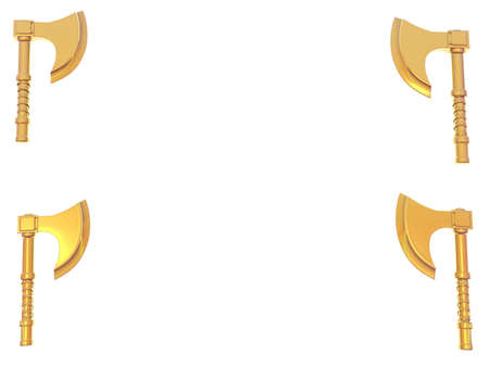 Isolated Four Corners Axes - Copy Spaceの写真素材