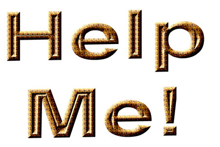 3D Text illustrationの写真素材