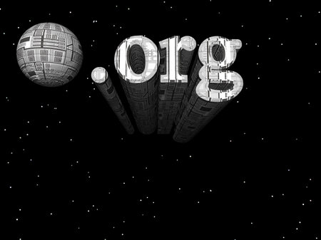 3D illustration of internet satellite