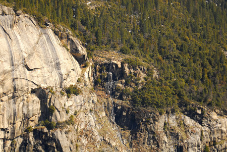 Tall cliff in Yosemiteの写真素材