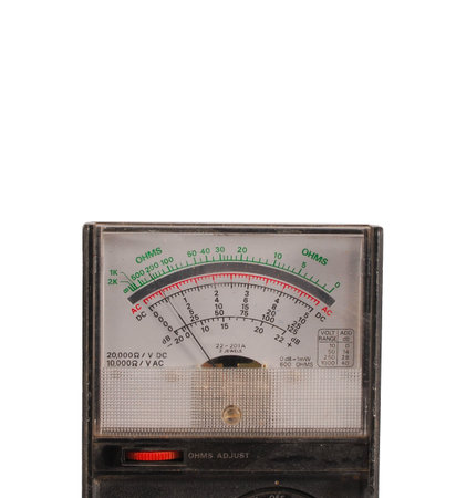 Old analog multimeterの写真素材