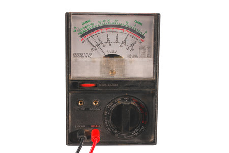 Old analog multimeterの写真素材