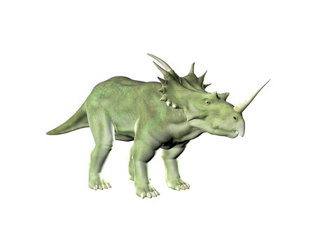 Triceratops an ancient jurassic extinct reptile Illustrationの写真素材