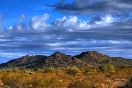 Cliffs and rock formations in arizona mountainsの写真素材