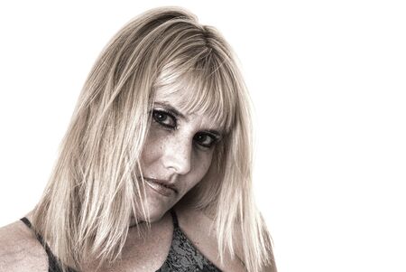 Monochrome Girlの写真素材