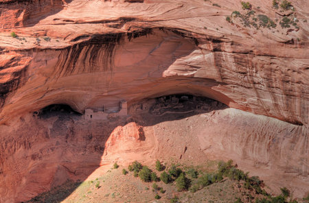 Canyon de Chelly entrance the Navajo nationの写真素材