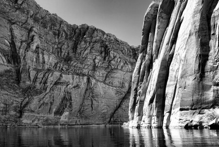 Colorado river in Glen Canyon Arizonaの写真素材