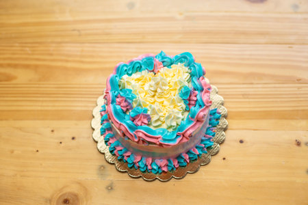 rich homemade vanilla sweetの写真素材