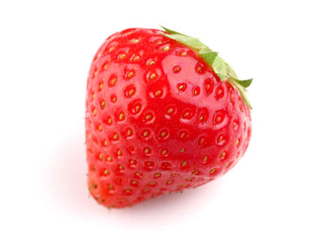 Sweet strawberry in closeupの写真素材