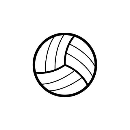 Volleyball outline icon illustrationの写真素材
