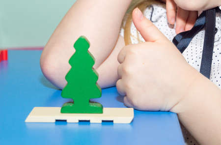 The child's endorsement.の写真素材