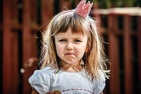 beautiful little princess girl
