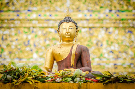 Buddha Statue at Chiang Mai, Thailandの写真素材