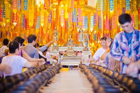 Buddhism Activity in Chiang Mai, Thailandのeditorial素材