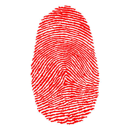 fingerprint illustrationの写真素材