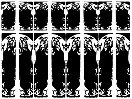 ornamental design, gothic style graphic designの写真素材