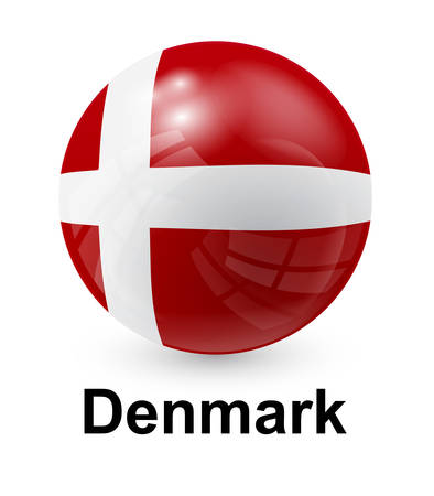 denmark state flagのイラスト素材