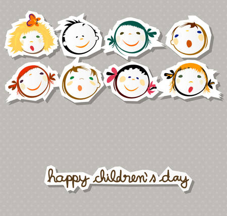 happy childrens dayのイラスト素材