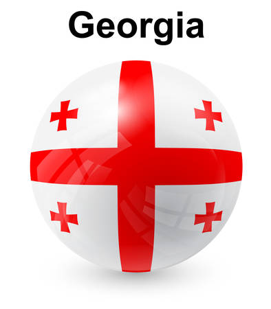georgia official state flagのイラスト素材