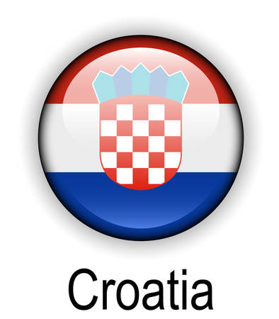 croatia official state flagのイラスト素材