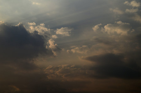 Beautiful sky with clouds