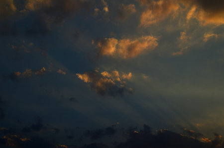 Beautiful sky with clouds