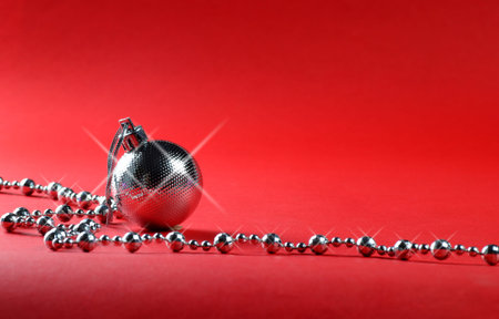 Christmas balls with ornaments