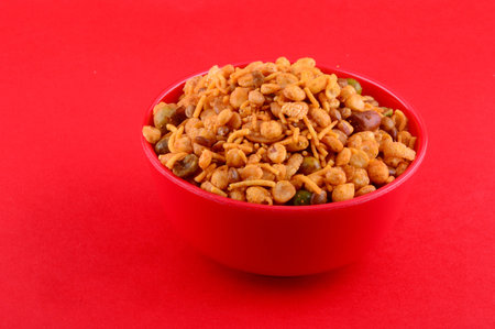 Indian Snacks : Mixture (roasted nuts with salt pepper masala, pulses, channa masala dal, green...