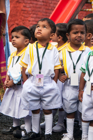 YAVATMAL, MAHARASHTRA, INDIA, AUGUST - 15, 2011: Independence Day celebrated in Yavatmal on August...